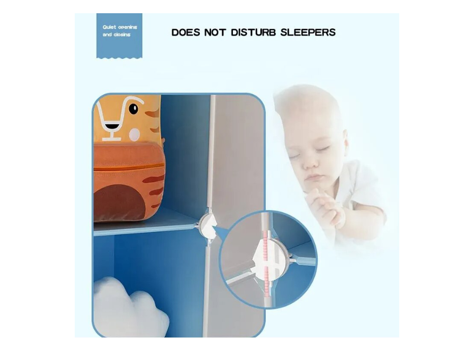 Dulap modular pentru copii, AT PERFORMANCE®, 8 rafturi, durabil, 76X37X147 cm, roz, Hello Kitti